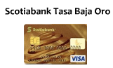 Scotiabank Tasa Baja Oro